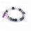 Bracelet perles 8mm - quartz tourmaline