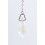Pendule - cristal de glace - reflet opale