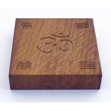 Artisanat vieux-chêne - support encens 4 éléments