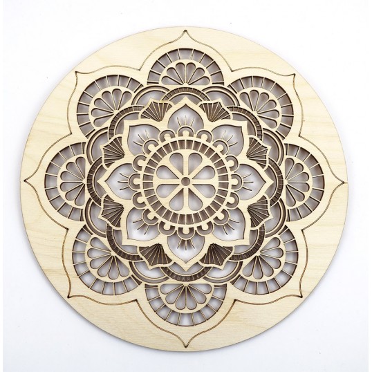 Mandala en bois - Relaxation