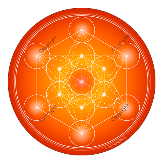 Disque harmonisant - Metatron - orange