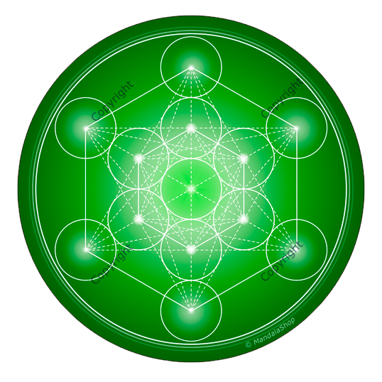 Disque harmonisant - Metatron - vert