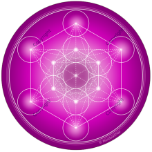 Disque harmonisant - Metatron - violet