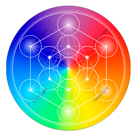 Disque harmonisant - Metatron - 7 rayons