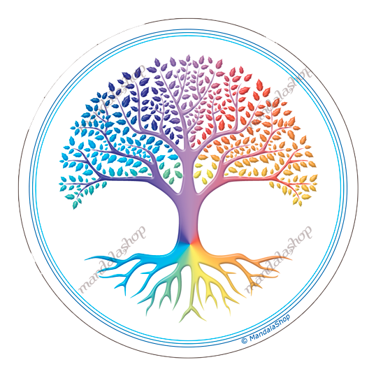 Disque harmonisant - Arbre de vie - blanc