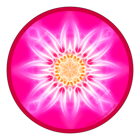 Disque harmonisant - Mandala Famille