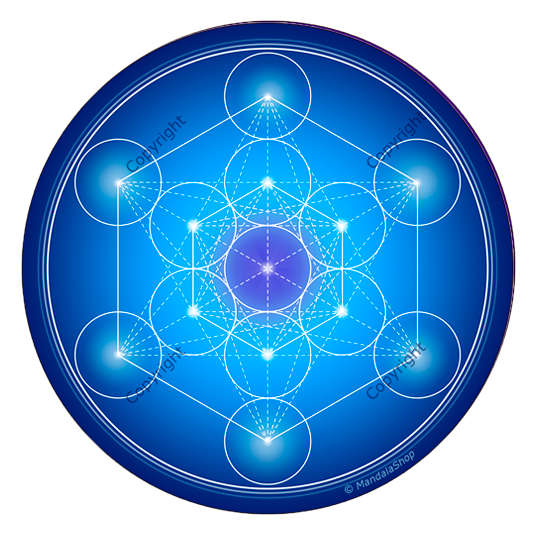 Disque harmonisant - Metatron - bleu