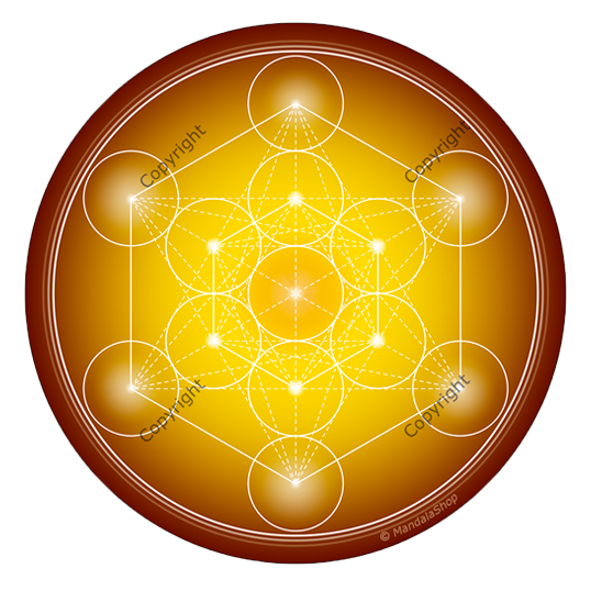 Disque harmonisant - Metatron - jaune