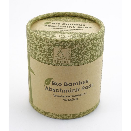 Tampons démaquillants en bambou biologique
