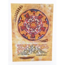 Carte chamane - proverbe amérindien