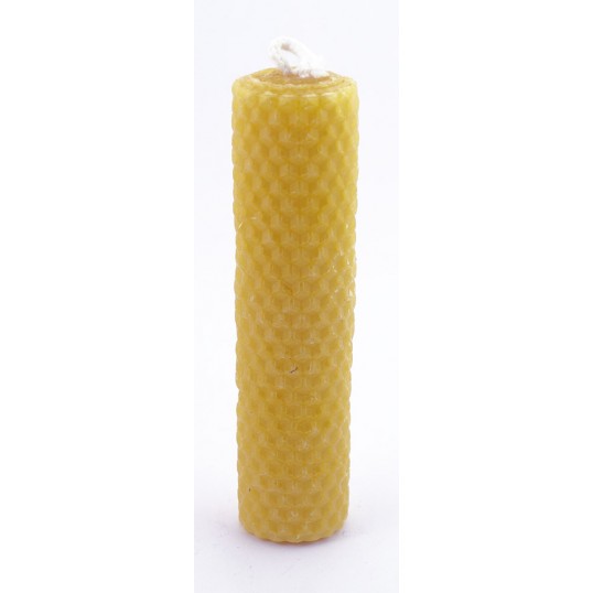 Bougie cire d'abeille 13cm