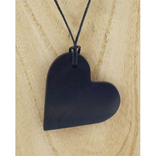 Shungite - pendentif coeur