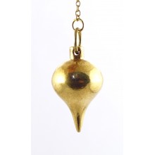 Pendule - goutte d'eau doré