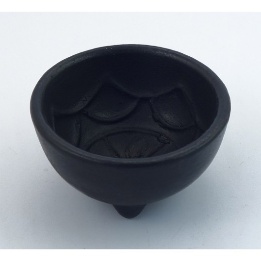 Encensoir - bol en terre cuite noir