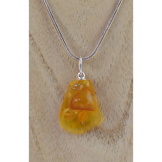 Pendentif ambre naturel