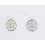 Boucles d'oreilles - Hexagramme pierre de lune