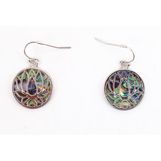 Boucles d'oreilles - Arbre de vie Paua
