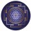Disque harmonisant - Shri Yantra - bleu foncé