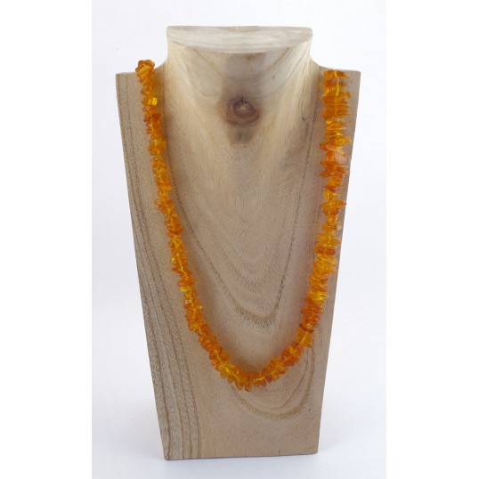 Collier en ambre jaune
