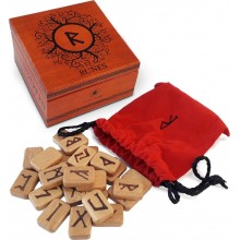 Runes en bois (avec boîte)