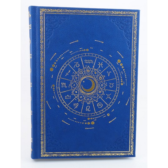 Grimoire A5 - Astrologique bleu