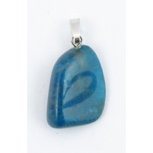 Pendentif pierre - Apatite bleue