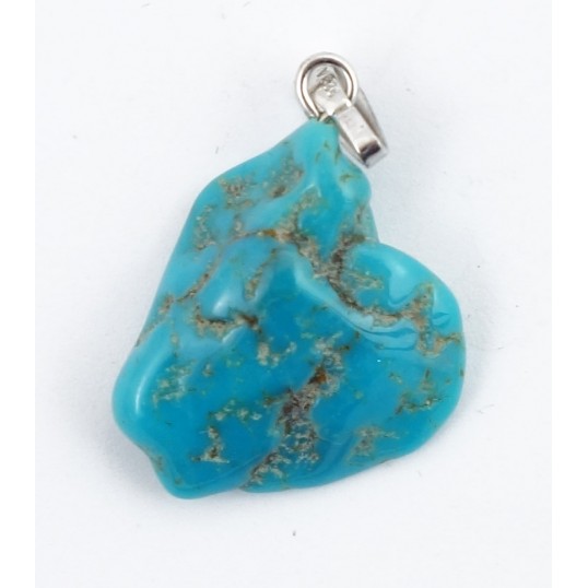 Pendentif pierre - Turquoise