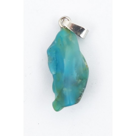 Pendentif pierre - Opale bleue des Andes