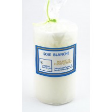 Bougie lumière d'énergie - Soie blanche