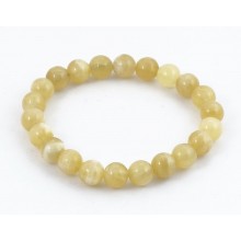 Bracelet perles 8mm - Calcite orange