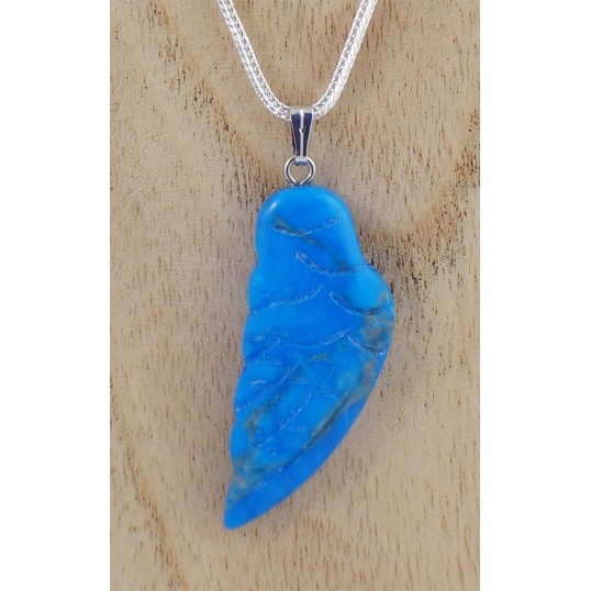 Pendentif - Aile d'ange truquoise