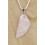 Pendentif - Aile d'ange quartz rose