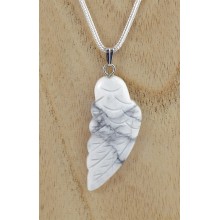 Pendentif - Aile d'ange Howlite
