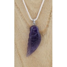 Pendentif - Aile d'ange Amethyste