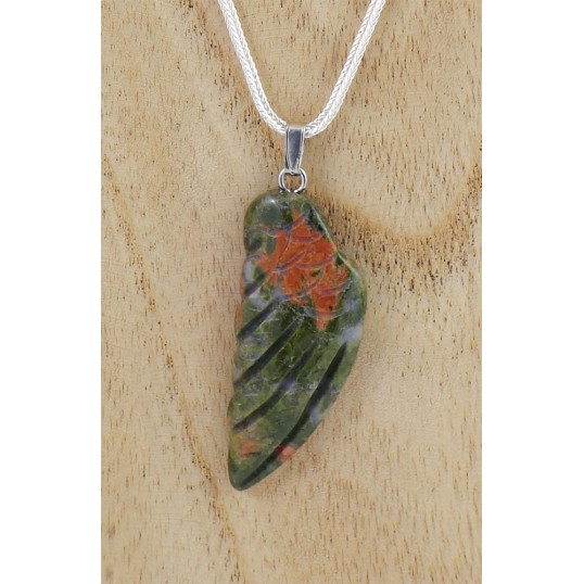 Pendentif - Aile d'ange Unakite