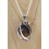 Pendentif - sphère ADN - oeil de tigre