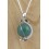 Pendentif - sphère ADN - aventurine verte