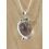 Pendentif - sphère ADN - cristal de roche