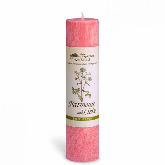 Bougie aux herbes - Harmonie et Amour