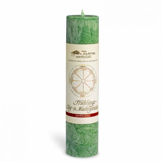 Bougie aux herbes - Equinoxe de printemps
