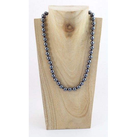 Collier perles - Hématite