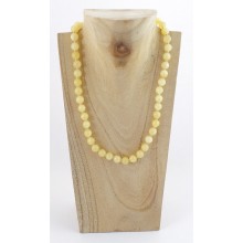 Collier perles - Calcite orange