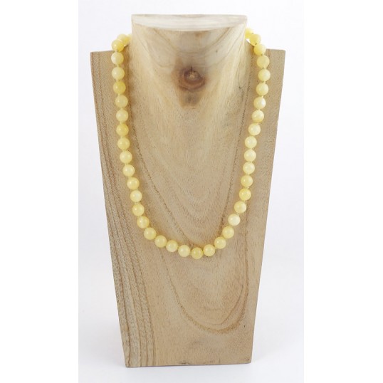 Collier perles - Calcite orange