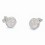 Boucles d'oreille - quartz rose ronde