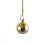 Pendule temoin Tournesol doré