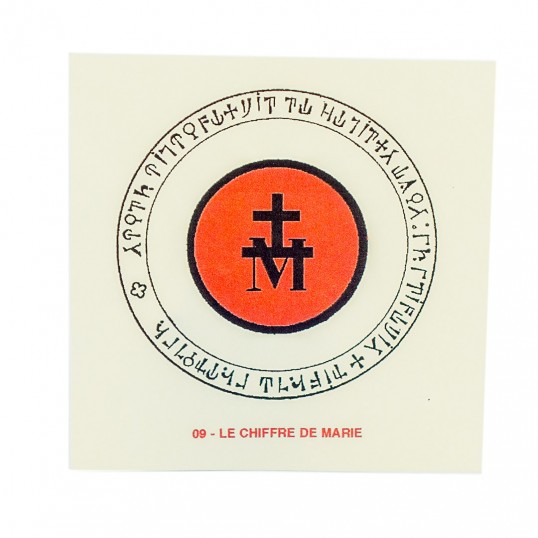 Pentacle Abbé Julio - Le chiffre de Marie