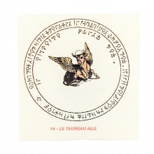 Pentacle Abbé Julio - Le taureau ailé
