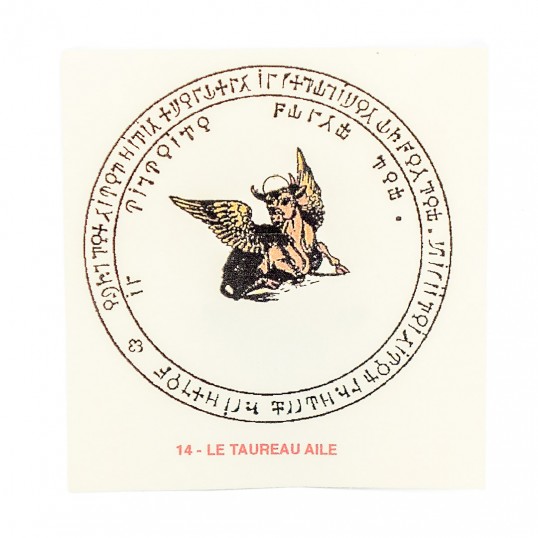 Pentacle Abbé Julio - Le taureau ailé