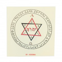 Pentacle Abbé Julio - Adonaï