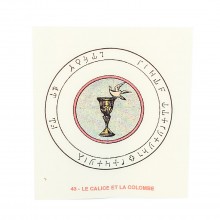 Pentacle Abbé Julio - Le calice et la colombe